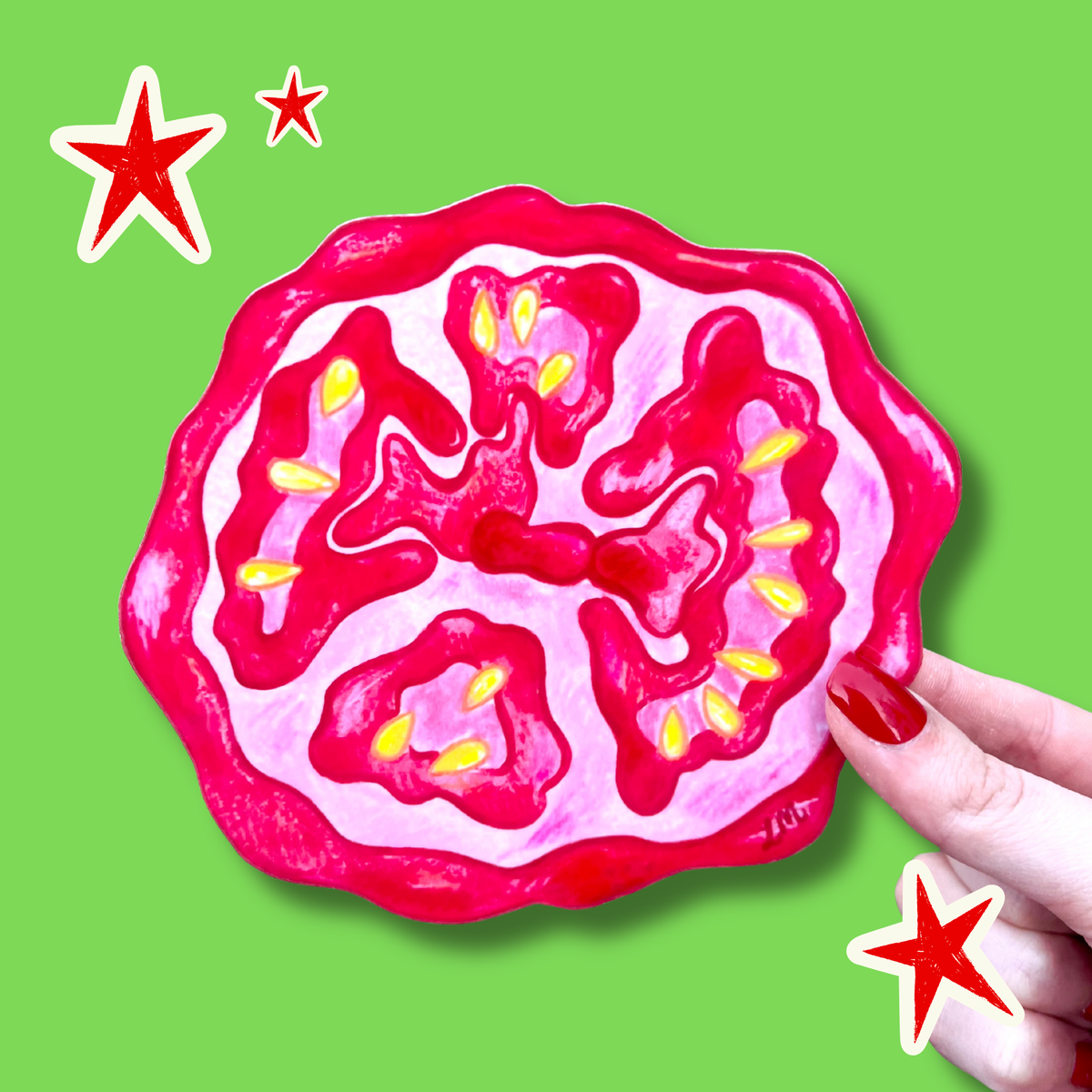 Sliced Tomato Sticker